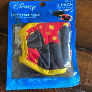 Disney Mickey Mouse face mask, set of 2, kids